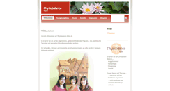 Desktop Screenshot of physiobalance-mueller.de